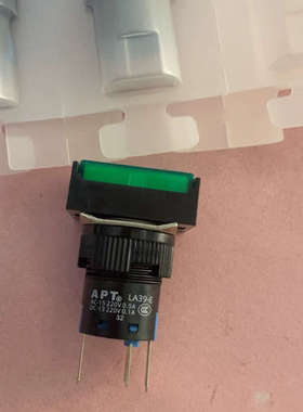 议价APT LA39-E按钮开关，绿色带灯指示，。照