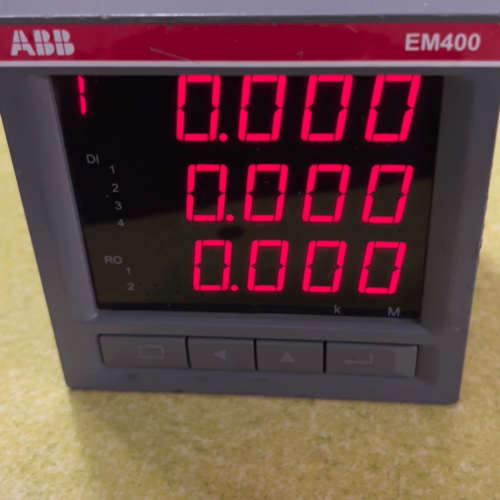 议价正品ABB智能电表，多功能电力仪表EM400-T，原装拆机，