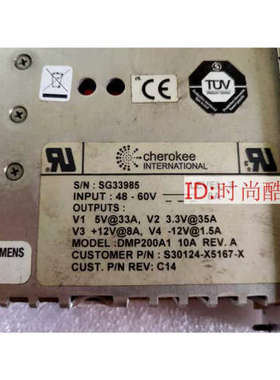 议价cherokee SG33985 DMP200A1 工业机电源S30124-X5167-X议价