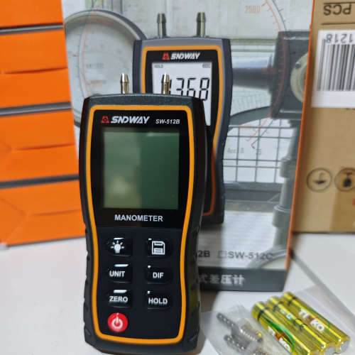议价深达威SW-512A/512B/512C差压计手持高精度差压