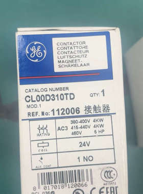 议价GE接触器CL00D310TD，波兰原装进口