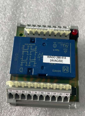 德国万可WAGO继电器288-414，24VAC/DC，实物议价