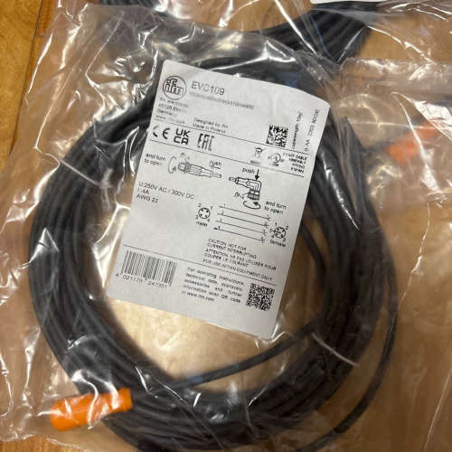 议价EVC109 易福门原装进口传感器线缆，原装正品，假一赔三数