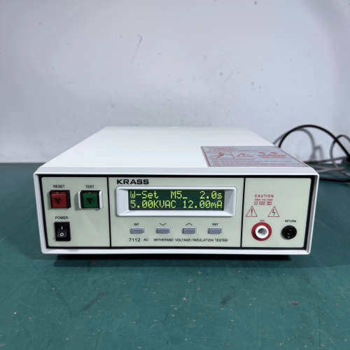 KRASS嘉士7112程控耐压绝缘测试仪，最大AC5KV。2议价