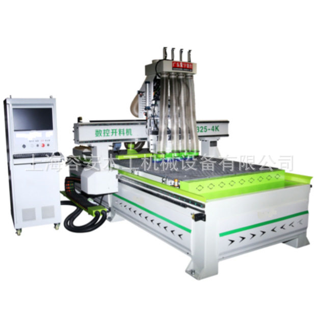 上海容安木工机械供应橱柜整套设备 自动换刀开料机 封边机侧孔机