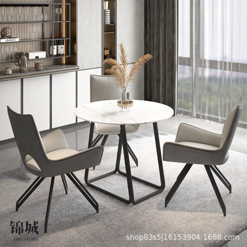 家用现代简约旋转椅子餐椅办公椅沙发椅阳台洽谈桌椅休闲靠背椅子