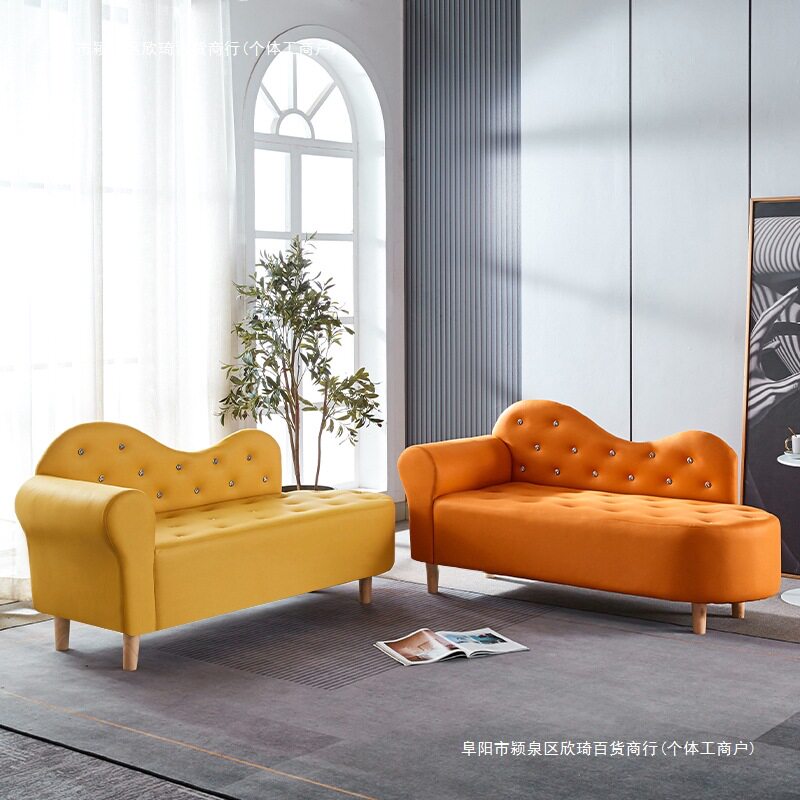 简约水洗沙发科技布小户型店铺