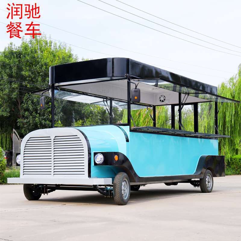 电动四轮多功能商用小吃车