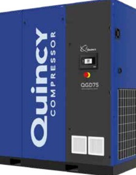 Quincy QGDV37 8.5-10.5bar)长效可靠 昆西变频螺杆式空压机