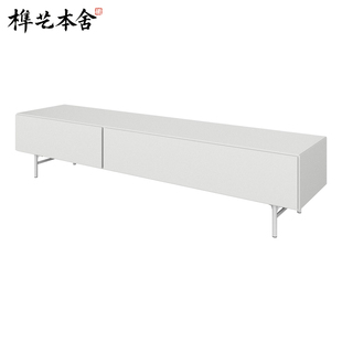 榫艺本舍/北欧简约艺术设计 Lugano 大小户型客厅落地置物电视柜