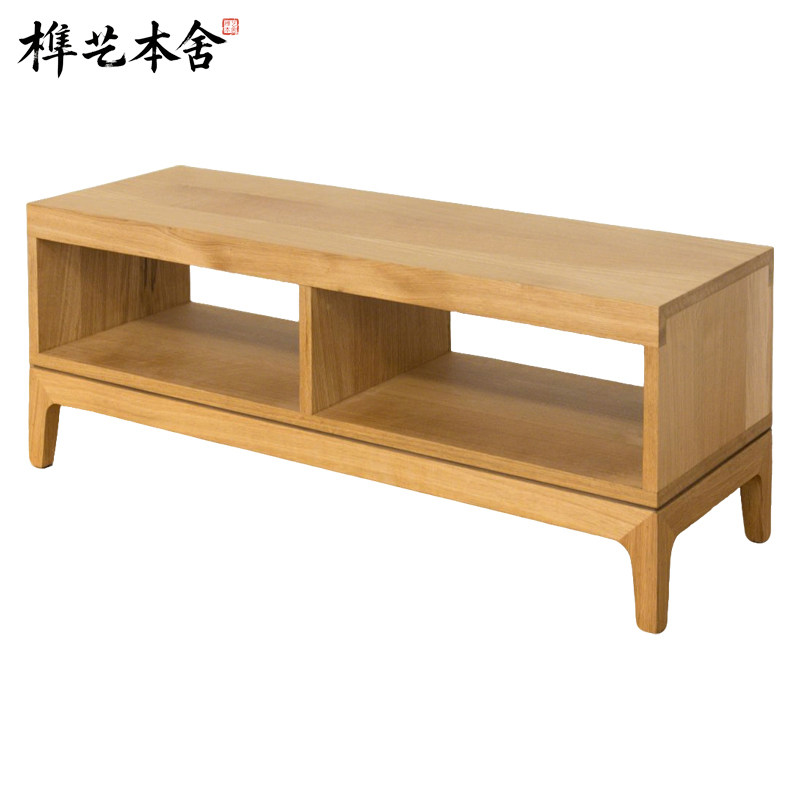 意式轻奢极简实木电视柜