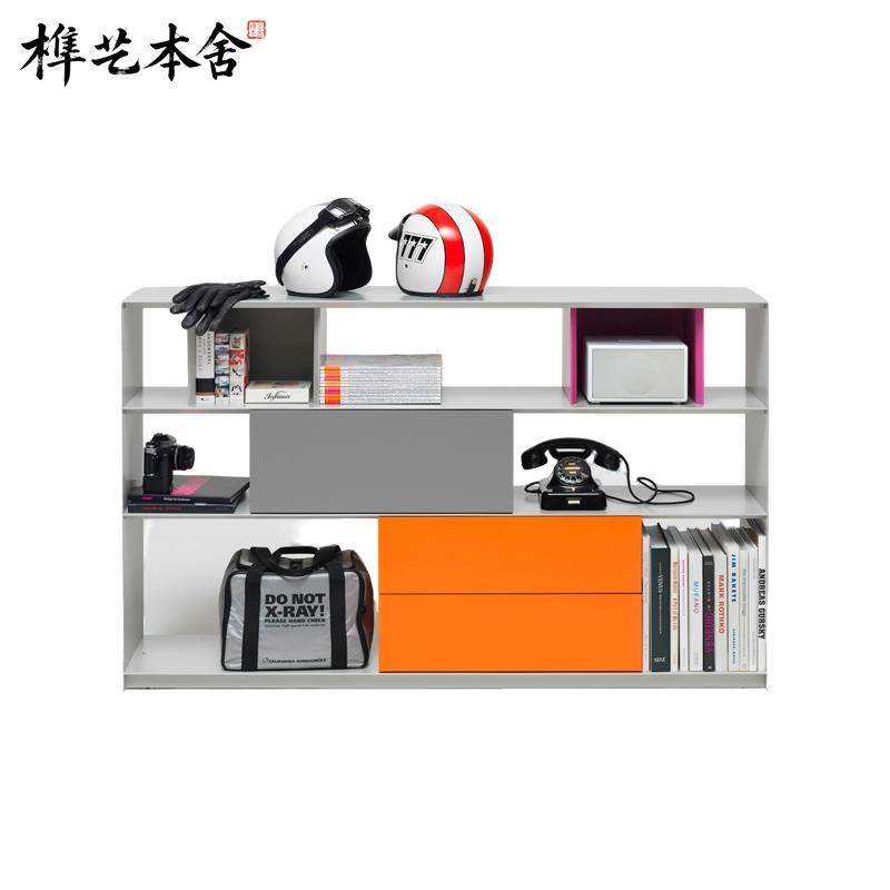 榫艺本舍/意式简约实木多格大平层 STACK Shelfsystem 客厅餐边柜