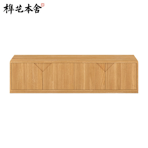 意式极简设计大平层落地电视柜