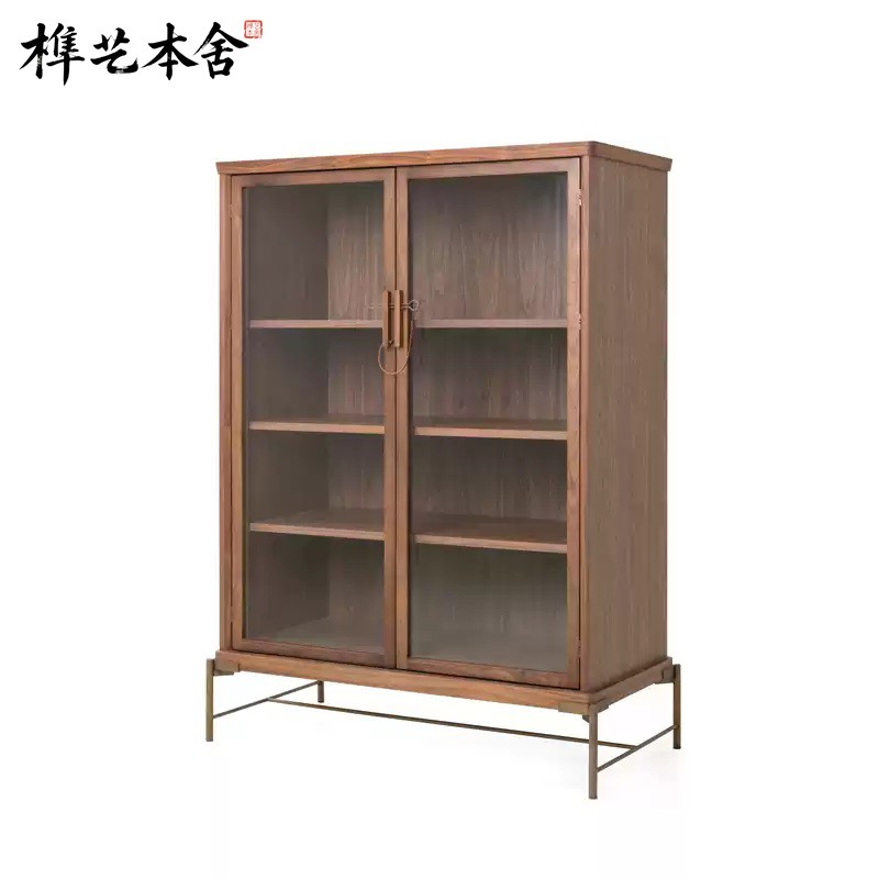 实木书柜客厅展示柜大容量书架