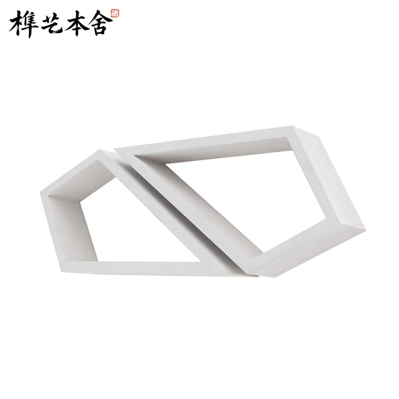 白色实木板通用客厅10x10cm组合
