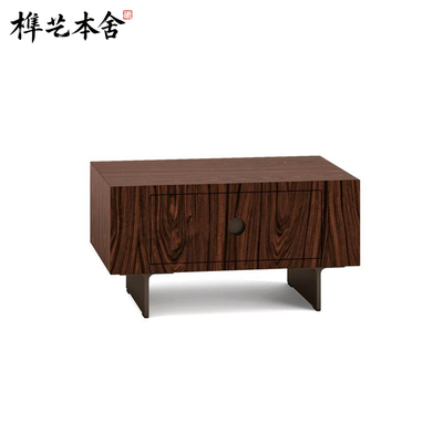 001欧式极简实木床头柜