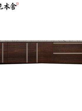 榫艺本舍/意式极简设计客厅家用卧室 Mythos Sideboard实木餐边柜