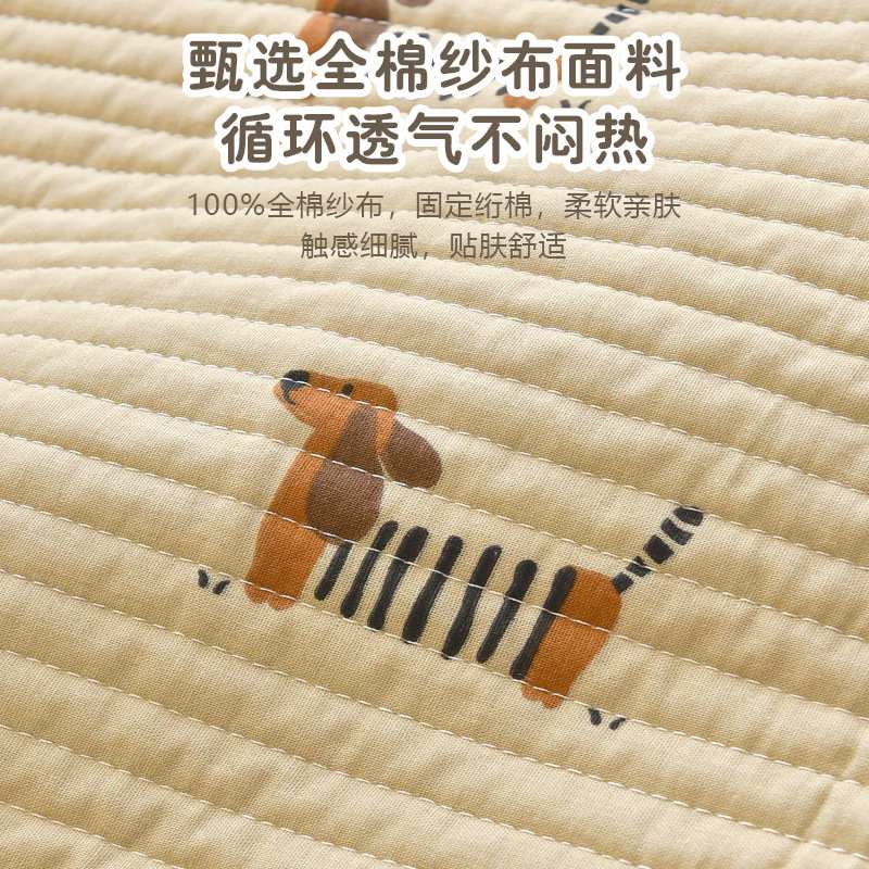 新生宝宝纯棉a类床单婴儿纱布床单幼儿园儿童拼接床四季通用床垫