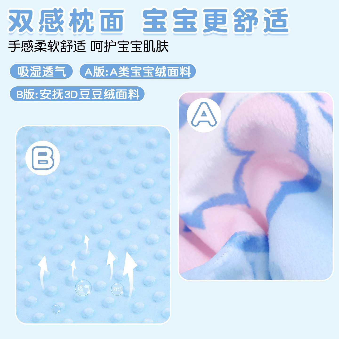 记忆棉儿童枕头3到6岁幼儿园宝宝睡觉小枕芯单人一只装护颈枕