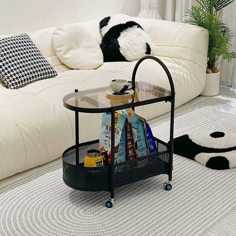 边几室内客厅卧室置物小桌子带轮茶床头移动玻璃小推车角几侧边柜,3C数码配件,USB灯,淘宝优惠券,粉丝福利购,淘宝优惠卷