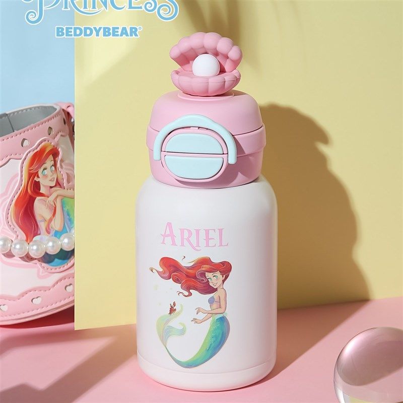 杯具熊美人鱼儿童保温杯双饮口可吸可直饮男女宝宝水W杯幼儿园水,餐饮具,保冷/保温杯,淘宝优惠券,粉丝福利购,淘宝优惠卷