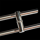 玻璃门拉手加厚扁不锈钢拉手大拉A手高档中式 大门拉手门把手门拉