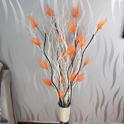 【龙柳】自然家居装o饰摆设艺术干花干枝树枝拍摄道具龙柳枝曲柳