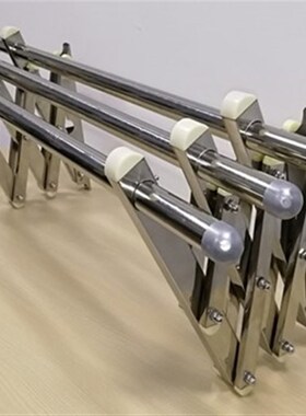 阳台外伸缩晾衣架室外户外推拉折叠晒衣架杆 3N04不锈钢推拉晾衣