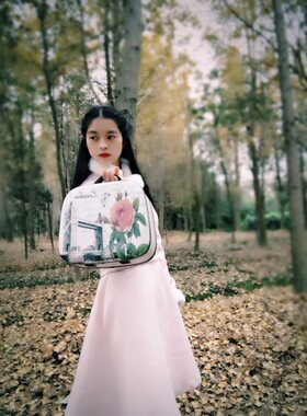 欧式复古手提箱 做旧收纳木v箱子 婚庆装饰品橱窗陈列摆件摄影道