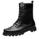 作战靴男保d安作训靴户外高帮钢头真皮靴子冬季 防水陆战术靴军勾