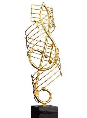 欧式音符乐器摆件客厅电视柜v酒柜静吧装饰金属艺术装饰家居工艺