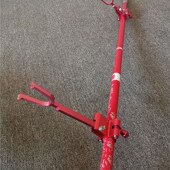 大物支架杆超硬3米长杆专用巨物防风架杆撑竿P碳素金属锁竿器后挂