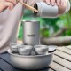 户外露营钛合金快客杯茶 泡茶器新款 便携式 纯钛e高级旅行茶具套装