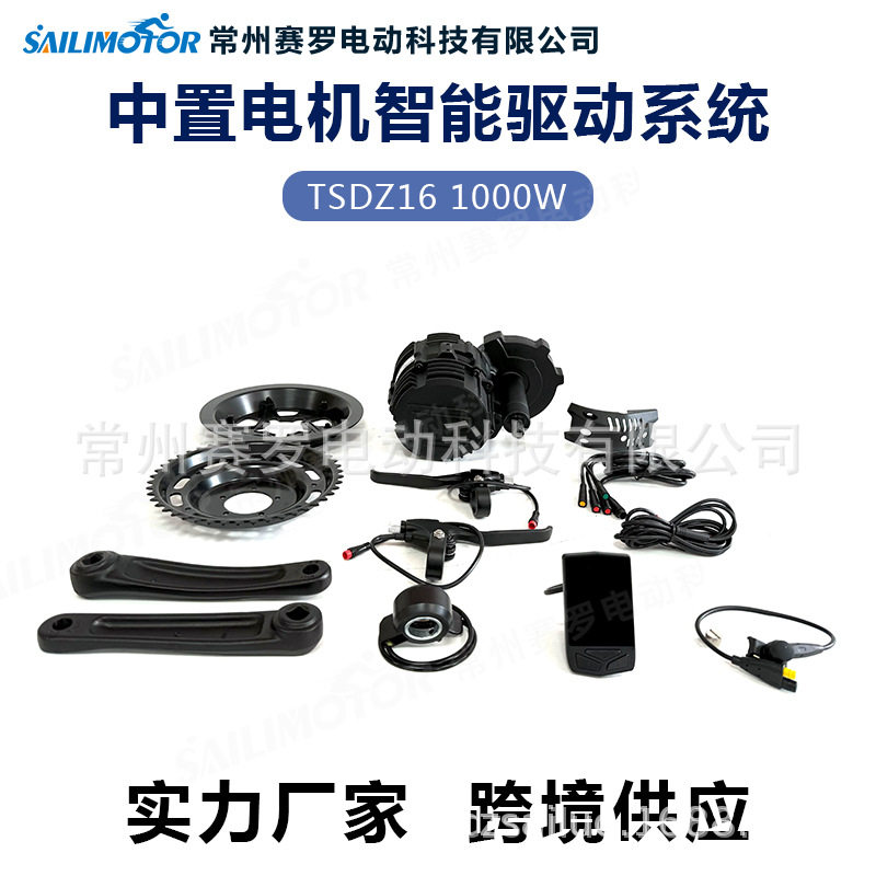 中置电机TSDZ16 1000W 新款 电动自行车套件山地车自行车仪表