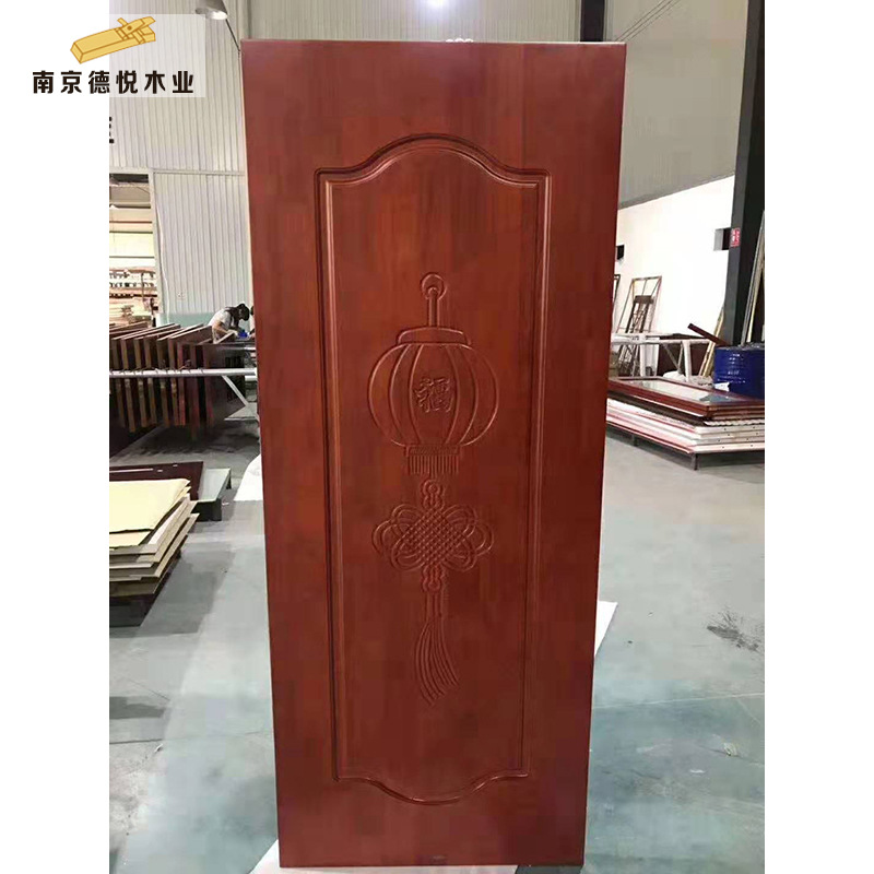 房屋室内门可订工厂 实木门 卧室橡木门 现代中式雕花烤漆门