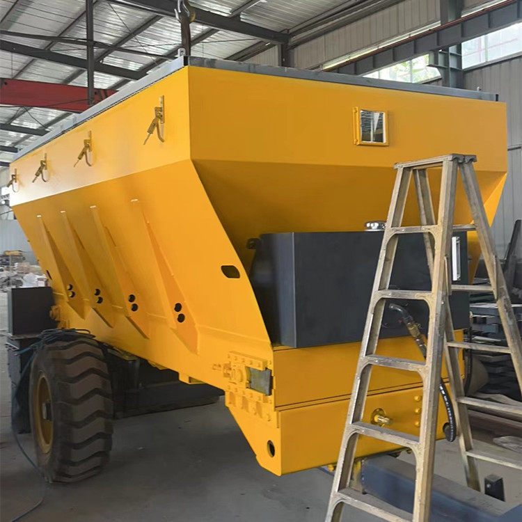 拖拉机牵引式灰料撒布车 可撒白灰水泥灰消解灰 高速公路建设