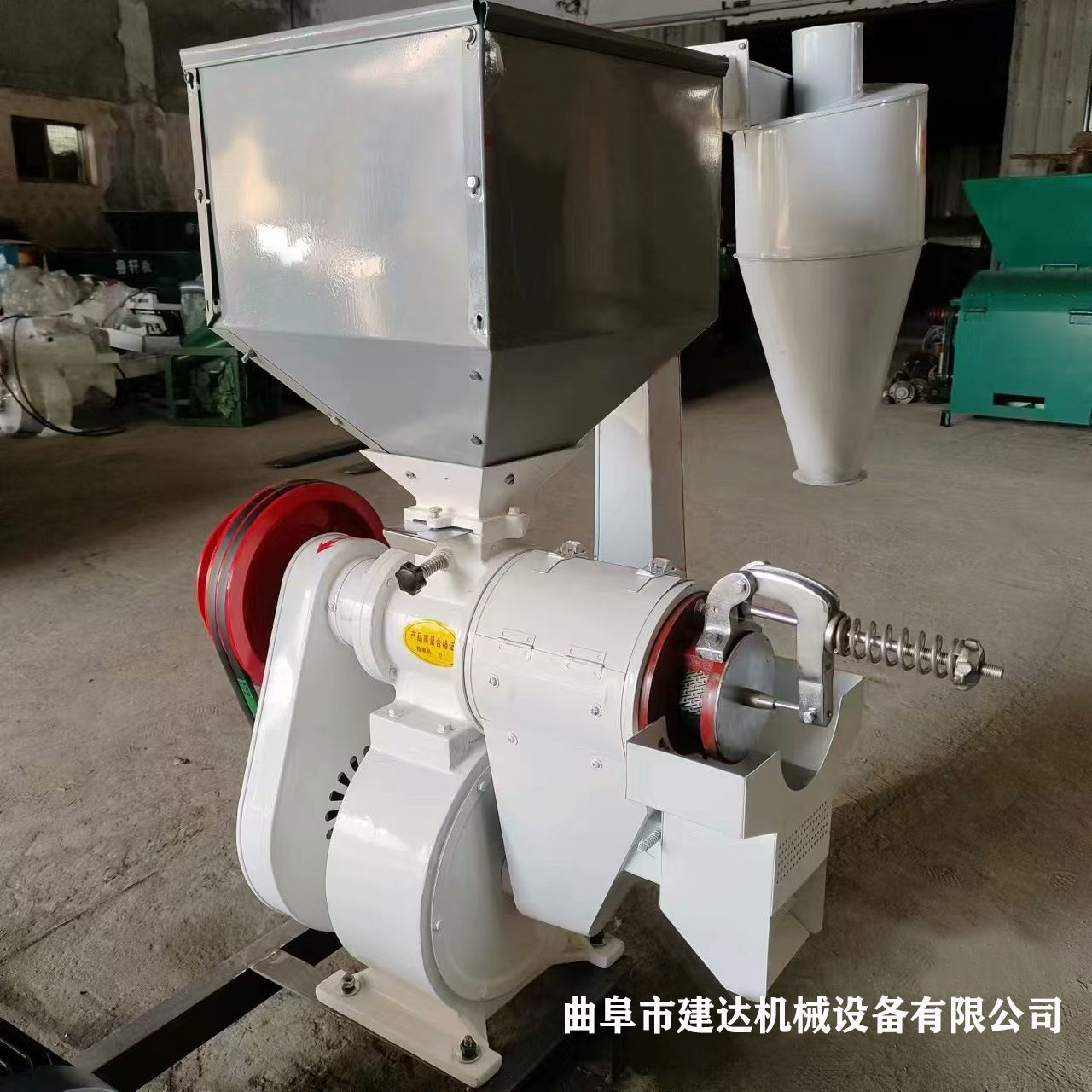 稻谷小麦脱壳机家用水稻细糠双风道碾米机小型铁辊碾米去皮机厂家