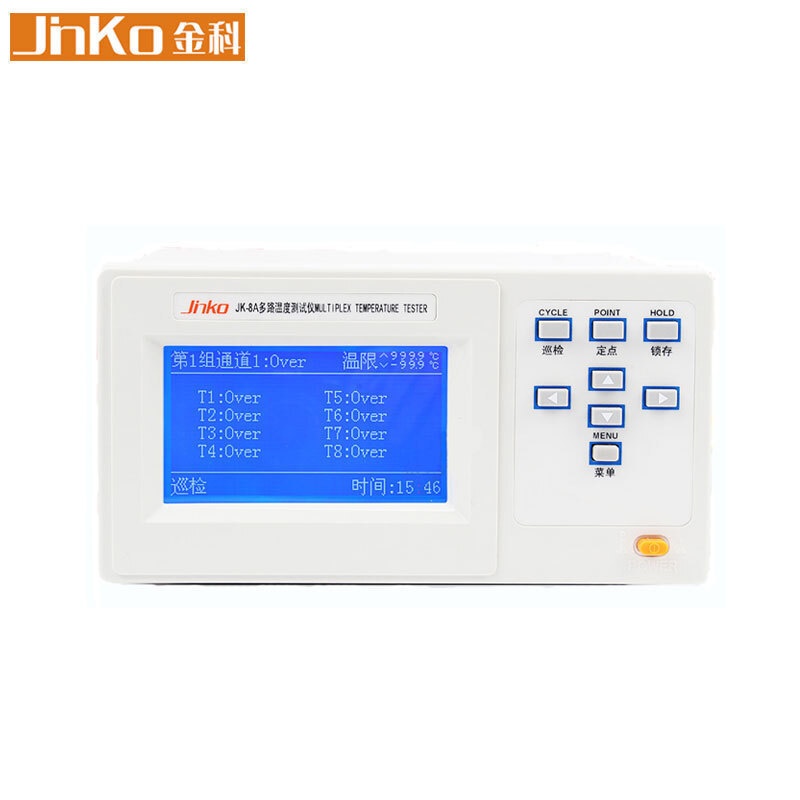 JINKO金科多路温度测试仪JK-8A/16A/24A/32A多路温度巡检仪