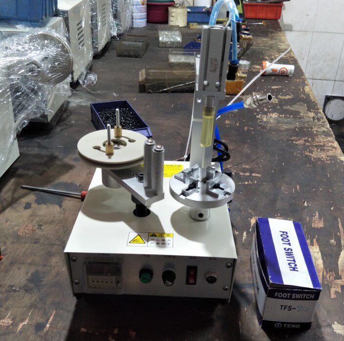 TM-1000S高低频变压器包胶机磁芯线包外围胶布半自动包胶机包胶纸