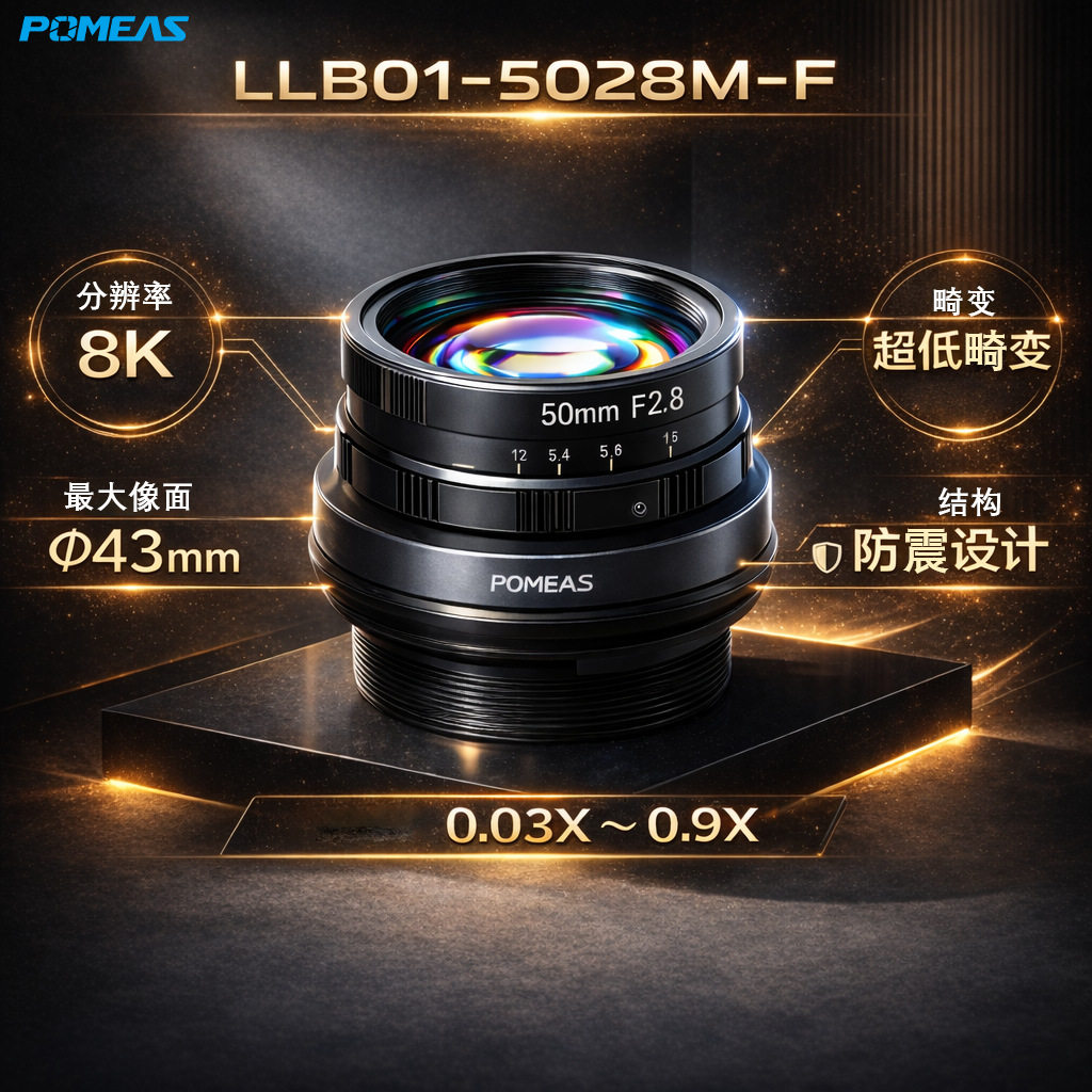 Pomeas8K线阵相机镜头50mmF口