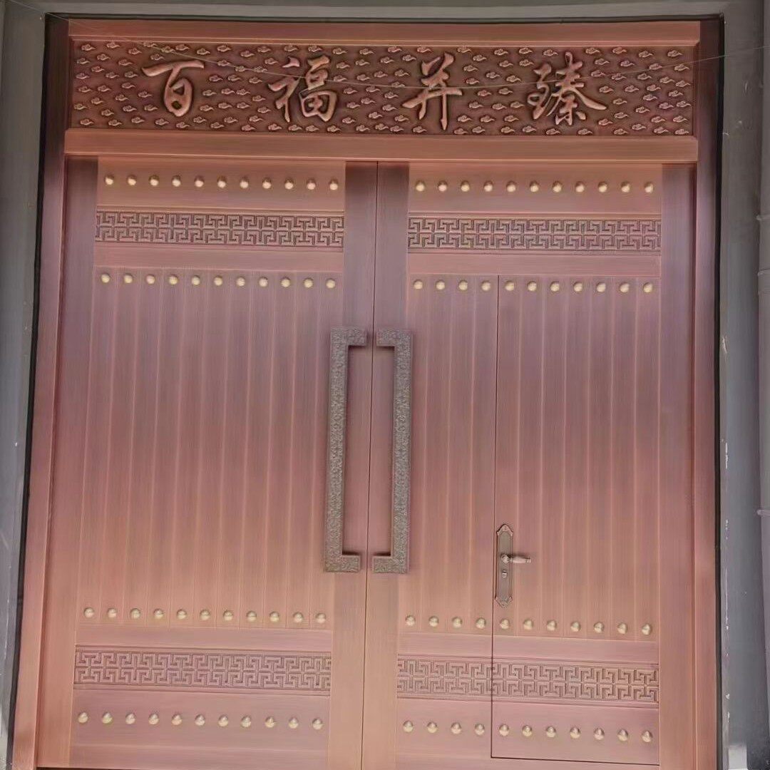 铜门-仿铜门-钢质仿铜门-铸铝门-不锈钢仿铜门-锌合金仿铜门-大门