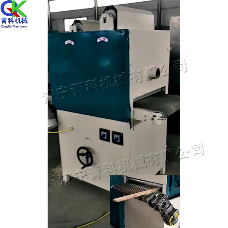全封闭定尺砂光机家具木质工艺品表面抛光机大理石金属板研磨机