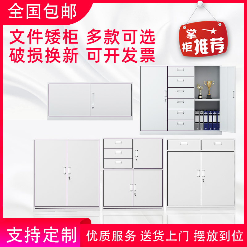 速发山东省济南市办公文件储矮柜衣锁资料柜档案柜更带柜物柜子