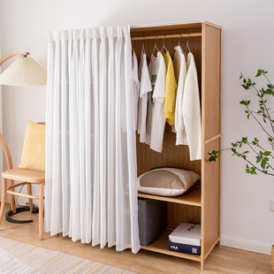 速发柜架遮挡帘窗帘柜门橱柜丑柜书架防尘衣柜杂物遮书货子纱帘子