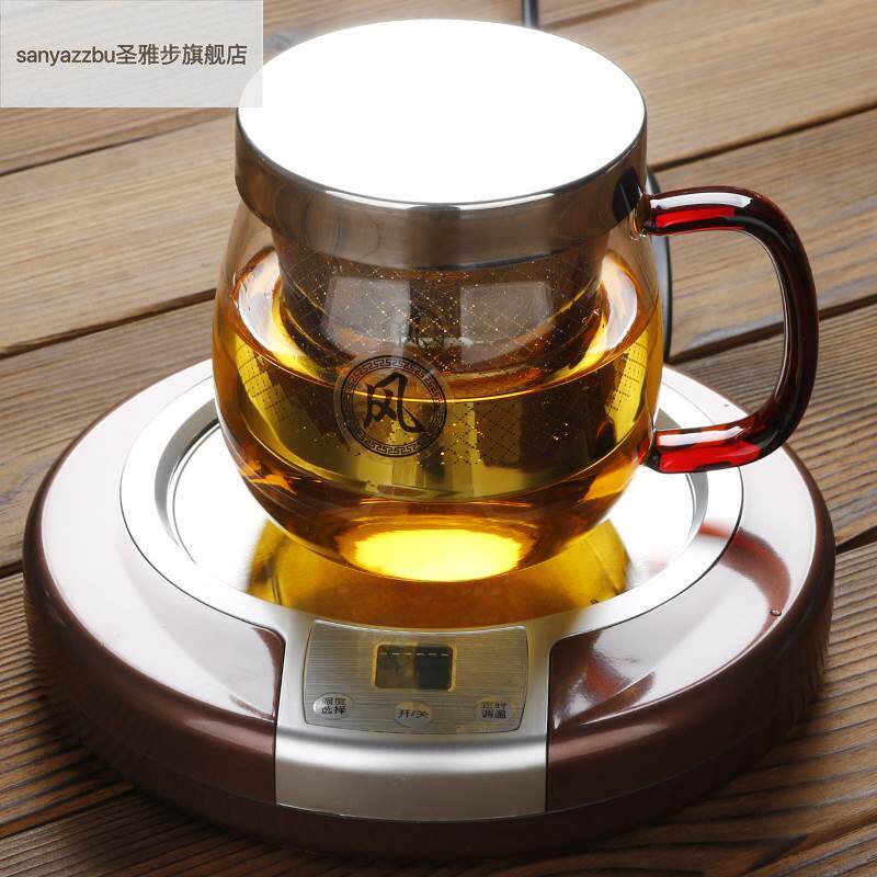 速发智电恒温宝热奶器能热暖底器玻璃茶壶垫杯座加热杯垫茶座恒温
