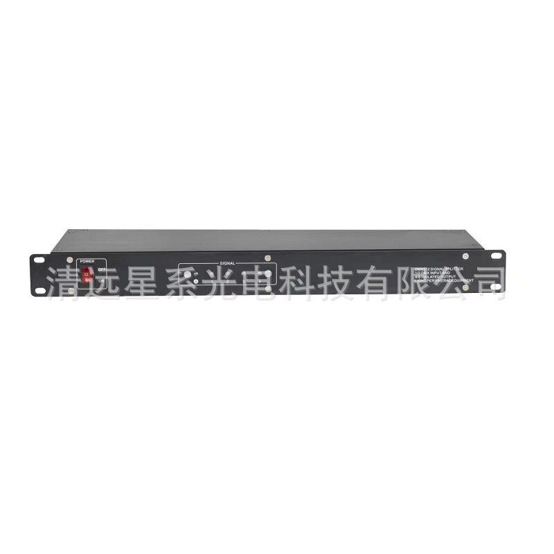 舞台灯光信号分配器光电隔离DMX512信号放大器4路8路可转换信号放