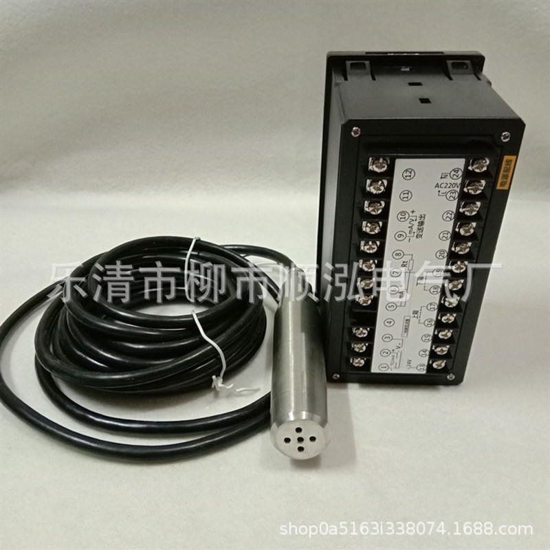 水箱水位计显示仪表 光柱数显控制仪 投入式液位变送器4-2X20