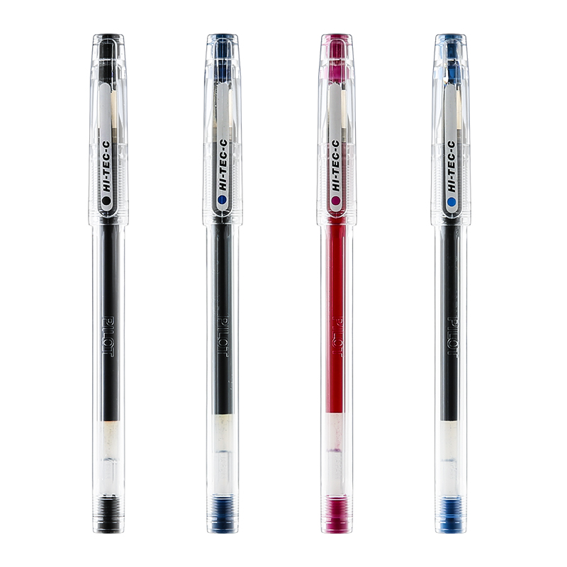 Pilot百乐中性笔针管财务BLLH-20C5/4/3细HI-TEC-C啫喱钢珠笔细笔