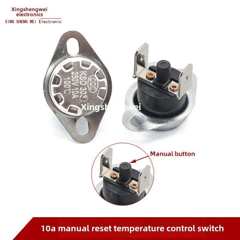 Ksd301/302温度控制开关50-260度热/热保护器防干烧温度控制手动,3C数码配件,USB多功能数码宝,淘宝优惠券,粉丝福利购,淘宝优惠卷