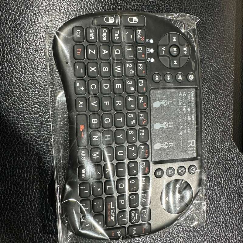 {议价}包邮 Rii i8+迷你无线键盘 黑色款